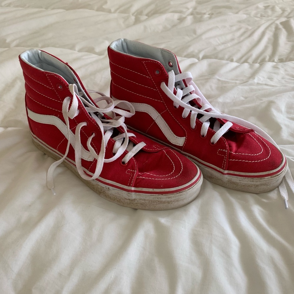 Red High Top Vans